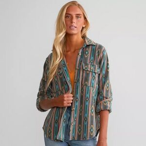 Billabong Forge Fleece Jacket Shacket Multi Adventure New L